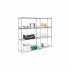Nexel® Poly-Z-Brite®, 4 Tier, Wire Shelving Add-On Unit, 24"W x 14"D x 86"H