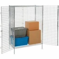 Nexel® Poly-Z-Brite®, Security Shelving Unit, 36"W x 18"D x 66"H -Shelving Sales Store 320928C 05 1