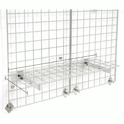 Global Industrial™ 36"X12" Wire Shelves With Brackets Package Of 3 -Shelving Sales Store 331399 dim