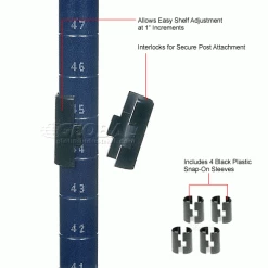 Nexel®, Nexelite®, Vented Plastic Mat Shelf, 30"W x 24"D -Shelving Sales Store 331469N 2wco