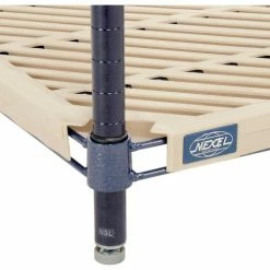 Nexel®, Nexelite®, 4 Tier, Vented Plastic Mat Shelving Unit, 72"W x 24"D x 63"H -Shelving Sales Store 331487N 05 2