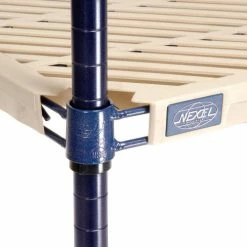 Nexel®, Nexelite®, 4 Tier, Vented Plastic Mat Shelving Unit, 30"W x 24"D x 63"H -Shelving Sales Store 331499N 15 2