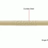 Global Industrial™ 48" Long Tan Single Rivet Beam