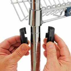 Nexel® SS2448C Chrome Slant Wire Shelf 48"W x 24"D -Shelving Sales Store 331CP6 02