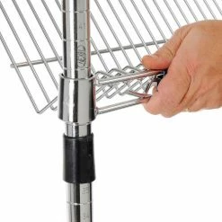 Nexel® SS2448C Chrome Slant Wire Shelf 48"W x 24"D -Shelving Sales Store 331CP6 03