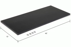 Global Industrial™ Shelves For 48"Wx18"D Storage Cabinet, Black, 2 Pack -Shelving Sales Store 493315BK dim