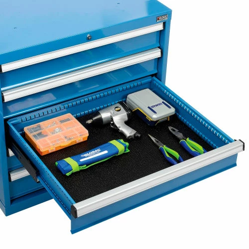 Drawer Mat Kit for 30"Wx27"D Global Industrial Modular Drawer Cabinet, Black 4 Drawer Mat Kit for 30"Wx27"D Global Industrial Modular Drawer Cabinet, Black - Image 4