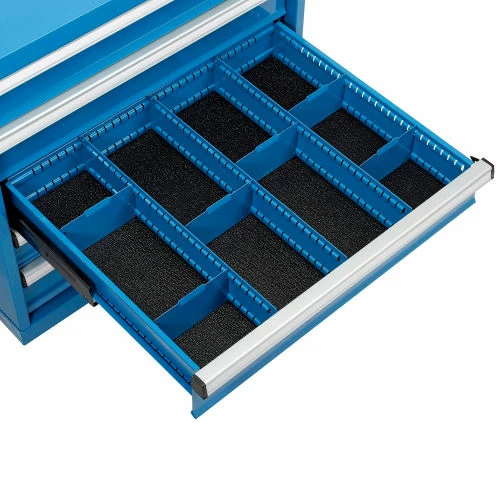 Drawer Mat Kit for 30"Wx27"D Global Industrial Modular Drawer Cabinet, Black 5 Drawer Mat Kit for 30"Wx27"D Global Industrial Modular Drawer Cabinet, Black - Image 5