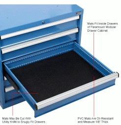 Drawer Mat Kit for 30"Wx27"D Global Industrial Modular Drawer Cabinet, Black 20 Drawer Mat Kit for 30"Wx27"D Global Industrial Modular Drawer Cabinet, Black -Shelving Sales Store 493325 1wco