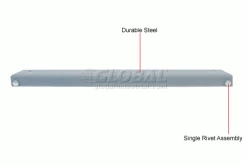 Global Industrial™ 36" Long Gray Single Rivet Beam