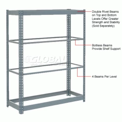 Global Industrial™ 36" Long Gray Single Rivet Beam -Shelving Sales Store 502580 4wco 2