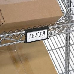 Nexel® Chrome, 5 Tier, Slant Wire Shelving, Starter Unit, 36"W x 24"D x 54"H -Shelving Sales Store 504124 31 3