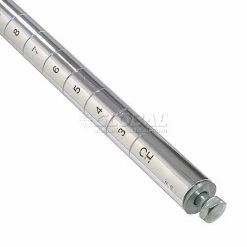 Nexel® Chrome, 5 Tier, Slant Wire Shelving, Starter Unit, 36"W x 18"D x 54"H -Shelving Sales Store 504124 37