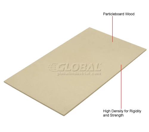 Global Industrial™ Wood Deck 60"W X 48"D X 5/8" Thick 4 Global Industrial™ Wood Deck 60"W X 48"D X 5/8" Thick - Image 4