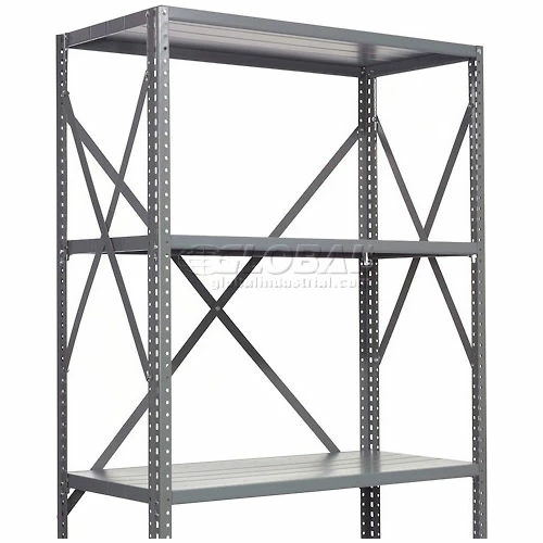 Global Industrial™ Steel Shelving 20 Ga 36"Wx12"Dx73"H Open Clip Style 5 Shelf 4 Global Industrial™ Steel Shelving 20 Ga 36"Wx12"Dx73"H Open Clip Style 5 Shelf - Image 4