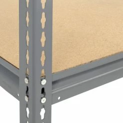 Global Industrial™ High Cap. Starter Rack 72Wx48Dx84H 3 Levels Wood Deck 1000lb Per Shelf GRY -Shelving Sales Store 580897GY 03