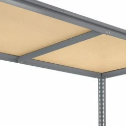 Global Industrial™ High Cap. Starter Rack 72Wx48Dx84H 3 Levels Wood Deck 1000lb Per Shelf GRY -Shelving Sales Store 580897GY 05