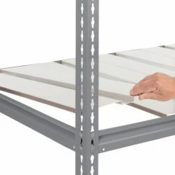 Global Industrial™ High Cap. Starter Rack 72Wx24Dx96H 3 Level Steel Deck 1000lb Per Shelf GRY -Shelving Sales Store 580909GY 04 1