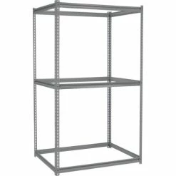 Global Industrial High Cap. Starter Rack 48Wx48Dx84H 3 Levels Wire Deck 1500lb Per Shelf GRY 20 Global Industrial High Cap. Starter Rack 48Wx48Dx84H 3 Levels Wire Deck 1500lb Per Shelf GRY -Shelving Sales Store 580915GY 05
