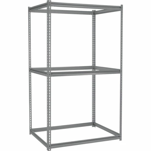 Global Industrial High Cap. Starter Rack 48Wx48Dx84H 3 Levels Wire Deck 1500lb Per Shelf GRY 6 Global Industrial High Cap. Starter Rack 48Wx48Dx84H 3 Levels Wire Deck 1500lb Per Shelf GRY - Image 6