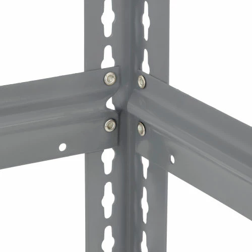 Global Industrial High Cap. Starter Rack 48Wx48Dx84H 3 Levels Wire Deck 1500lb Per Shelf GRY 9 Global Industrial High Cap. Starter Rack 48Wx48Dx84H 3 Levels Wire Deck 1500lb Per Shelf GRY - Image 9