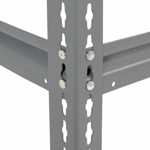 Global Industrial High Cap. Starter Rack 48Wx48Dx84H 3 Levels Wire Deck 1500lb Per Shelf GRY 10 Global Industrial High Cap. Starter Rack 48Wx48Dx84H 3 Levels Wire Deck 1500lb Per Shelf GRY - Image 10