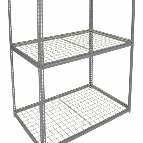 Global Industrial High Cap. Starter Rack 60Wx36Dx84H 3 Levels Wire Deck 1300lb Per Shelf GRY 3 Global Industrial High Cap. Starter Rack 60Wx36Dx84H 3 Levels Wire Deck 1300lb Per Shelf GRY - Image 3