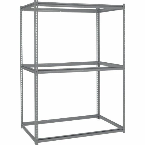 Global Industrial High Cap. Starter Rack 60Wx36Dx84H 3 Levels Wire Deck 1300lb Per Shelf GRY 6 Global Industrial High Cap. Starter Rack 60Wx36Dx84H 3 Levels Wire Deck 1300lb Per Shelf GRY - Image 6