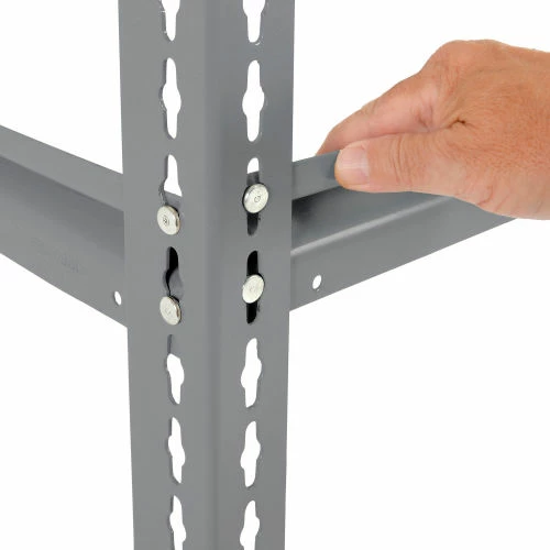 Global Industrial High Cap. Starter Rack 60Wx36Dx84H 3 Levels Wire Deck 1300lb Per Shelf GRY 11 Global Industrial High Cap. Starter Rack 60Wx36Dx84H 3 Levels Wire Deck 1300lb Per Shelf GRY - Image 11