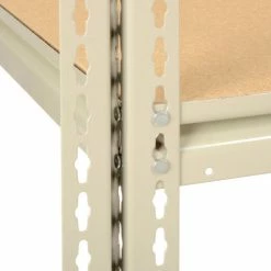 Global Industrial™ High Capacity Add-On Rack 72x24x843 Levels Wood Deck 1000 Lb Per Level Tan -Shelving Sales Store 581005 03