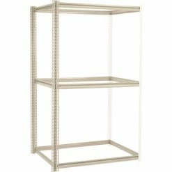 Global Industrial™ High Capacity Add-On Rack 48x24x843 Levels Wire Deck 1500 Lb Per Level Tan -Shelving Sales Store 581023 05