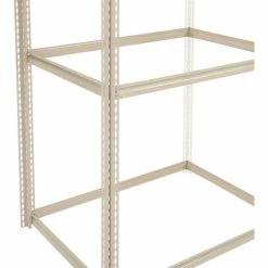Global Industrial™ High Capacity Add-On Rack 48x24x843 Levels Wire Deck 1500 Lb Per Level Tan -Shelving Sales Store 581023 06