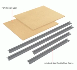 Global Industrial™ Additional Level For 60"W x 24"D High Capacity Rack Wood Deck - Gray 13 Global Industrial™ Additional Level For 60"W x 24"D High Capacity Rack Wood Deck - Gray -Shelving Sales Store 581073GYIN 1wco