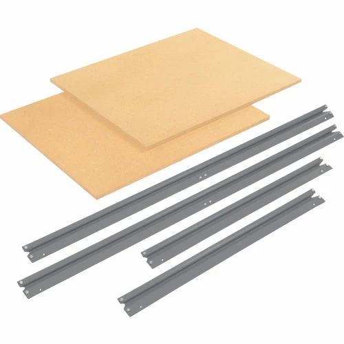 Global Industrial™ Additional Level For 60"W x 24"D High Capacity Rack Wood Deck - Gray 1 Global Industrial™ Additional Level For 60"W x 24"D High Capacity Rack Wood Deck - Gray