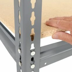 Global Industrial™ Additional Level For 60"W x 36"D High Capacity Rack Wood Deck - Gray -Shelving Sales Store 581074GY 03 1