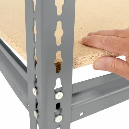 Global Industrial™ Additional Level For 60"W x 24"D High Capacity Rack Wood Deck - Gray 4 Global Industrial™ Additional Level For 60"W x 24"D High Capacity Rack Wood Deck - Gray - Image 4