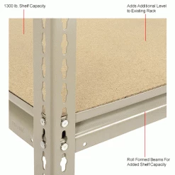 Global Industrial™ Additional Level For 60"W x 36"D High Capacity Rack Wood Deck - Tan -Shelving Sales Store 581074IN 2wco