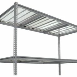 Global Industrial™ Additional Level For 96"W x 48"D High Capacity Rack Steel Deck - Gray -Shelving Sales Store 581092GY 02