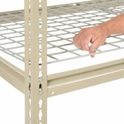 Global Industrial™ Additional Level For 60"W x 36"D High Capacity Rack Wire Deck - Tan -Shelving Sales Store 581098 03 1