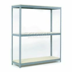 Global Industrial™ Wide Span Rack 48Wx48Dx84H, 3 Shelves Wood Deck 1200 Lb Cap. Per Level, Gray -Shelving Sales Store 600216 30 2