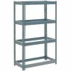 Global Industrial™ Extra Heavy Duty Shelving 36"W x 24"D x 72"H With 4 Shelves, No Deck, Gray