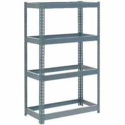 Global Industrial Extra Heavy Duty Shelving 36"W x 24"D x 72"H With 4 Shelves, No Deck, Gray