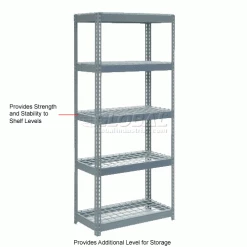 Global Industrial™ Additional Shelf Level Boltless Wire Deck 48"W x 24"D - Gray 17 Global Industrial™ Additional Shelf Level Boltless Wire Deck 48"W x 24"D - Gray -Shelving Sales Store 601914 2wco 1
