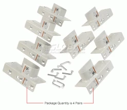 Global Industrial™ Axle Brackets / 4 Pairs -Shelving Sales Store 653CP8IN 3wco