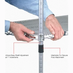 Nexel® S3636EP Nexelate® Wire Shelf 36"W x 36"D -Shelving Sales Store 711107IN 2wco