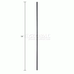 Nexel® P54N Nexelon® Post 54"H - 4 Pack -Shelving Sales Store 711221IN dim