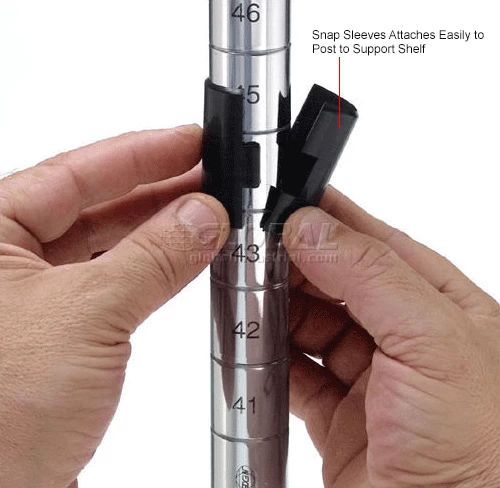 Nexel® P96C Chrome Post 96"H - 4 Pack 6 Nexel® P96C Chrome Post 96"H - 4 Pack - Image 6