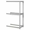 Global Industrial™ Expandable Add-On Rack 72x36x84, 3 Levels No Deck 750 Lb. Cap Per Level, GRY