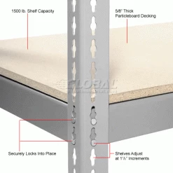 Global Industrial™ Expandable Starter Rack 48x18x84 3 Level Wood Deck 1500 lb. Cap Per Deck GRY -Shelving Sales Store 785555GY 2wco 1