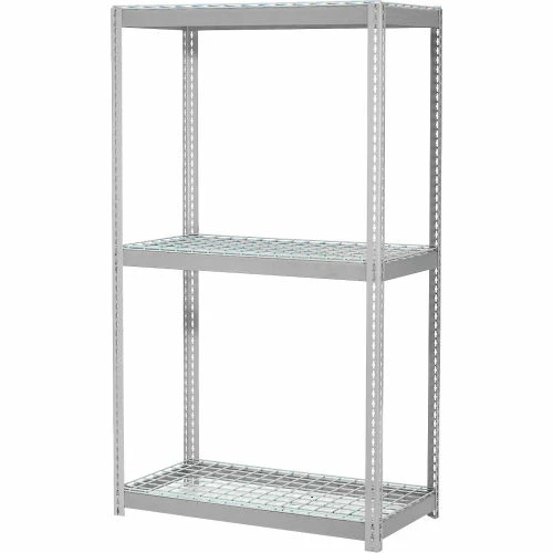 Global Industrial Expandable Starter Rack 36x12x84 3 Level Wire Deck 1500 lb. Cap Per Deck GRY 1 Global Industrial Expandable Starter Rack 36x12x84 3 Level Wire Deck 1500 lb. Cap Per Deck GRY
